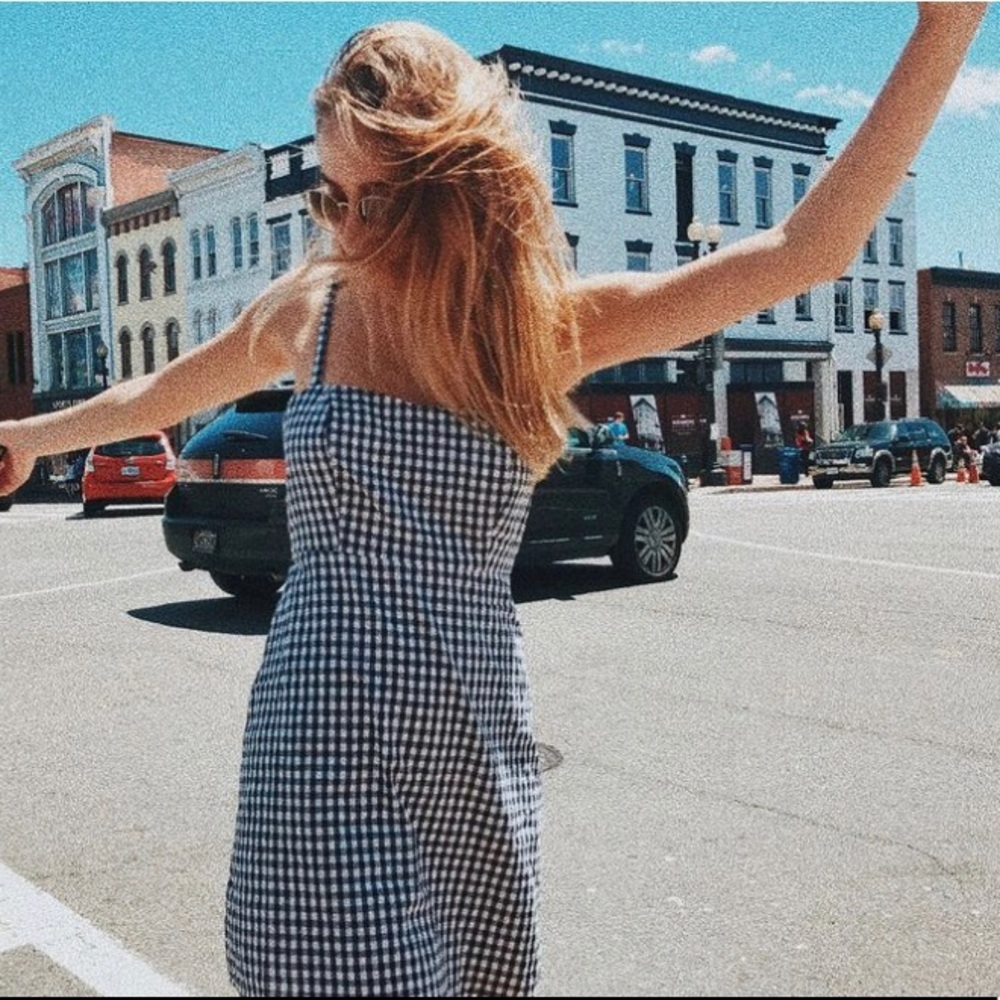 Brandy Melville Karla Gingham Dress